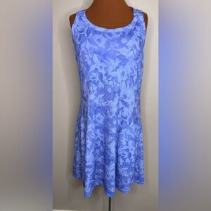 ZeroXposur Blue Strappy Activewear Sundress Sun Protection Garment Size XL